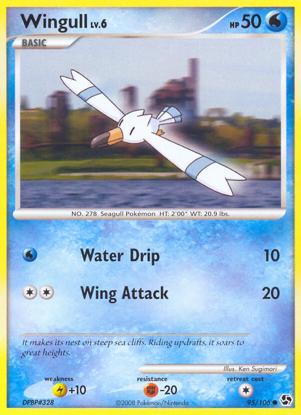 Pokemon | Wingull (95/106) [Diamond & Pearl: Great Encounters] | The Nerd Merchant