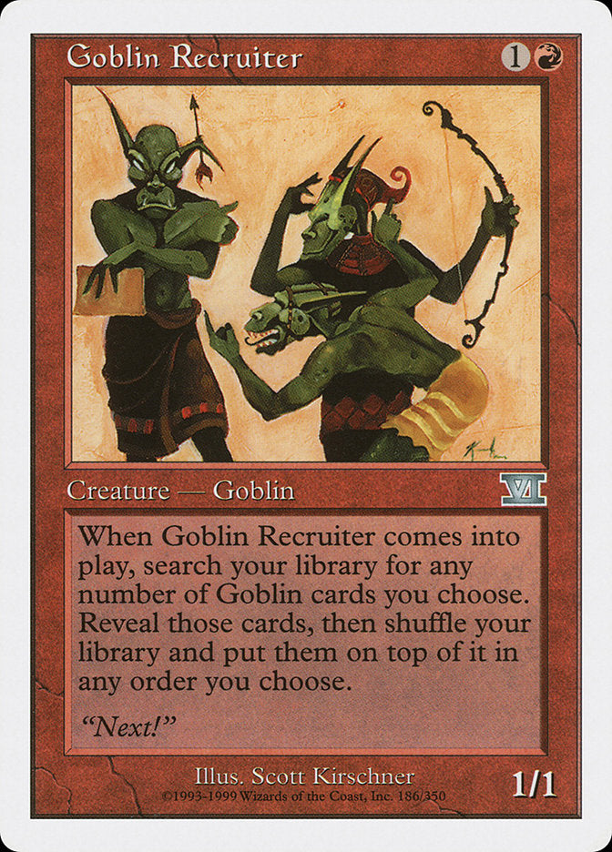 Magic | Goblin Recruiter [Classic Sixth Edition] | The Nerd Merchant