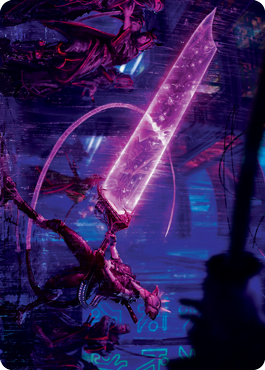 Magic | Enormous Energy Blade Art Card [Kamigawa: Neon Dynasty Art Series] | The Nerd Merchant