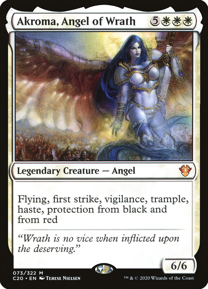 Magic | Akroma, Angel of Wrath [Commander 2020] | The Nerd Merchant