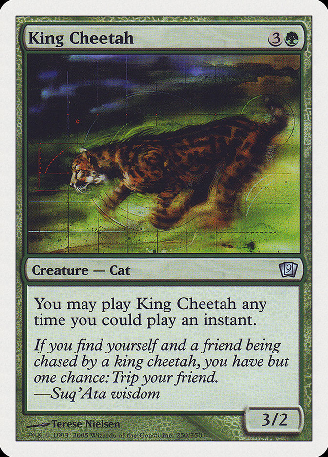 Magic | King Cheetah [Ninth Edition] | The Nerd Merchant