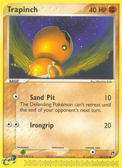 Pokemon | Trapinch (82/100) [EX: Sandstorm] | The Nerd Merchant