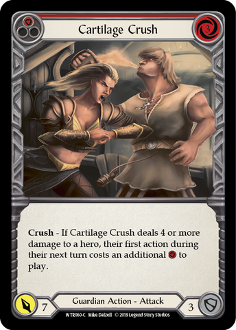 Flesh and Blood TCG | Cartilage Crush (Red) [WTR060-C] (Welcome to Rathe)  Alpha Print Normal | The Nerd Merchant