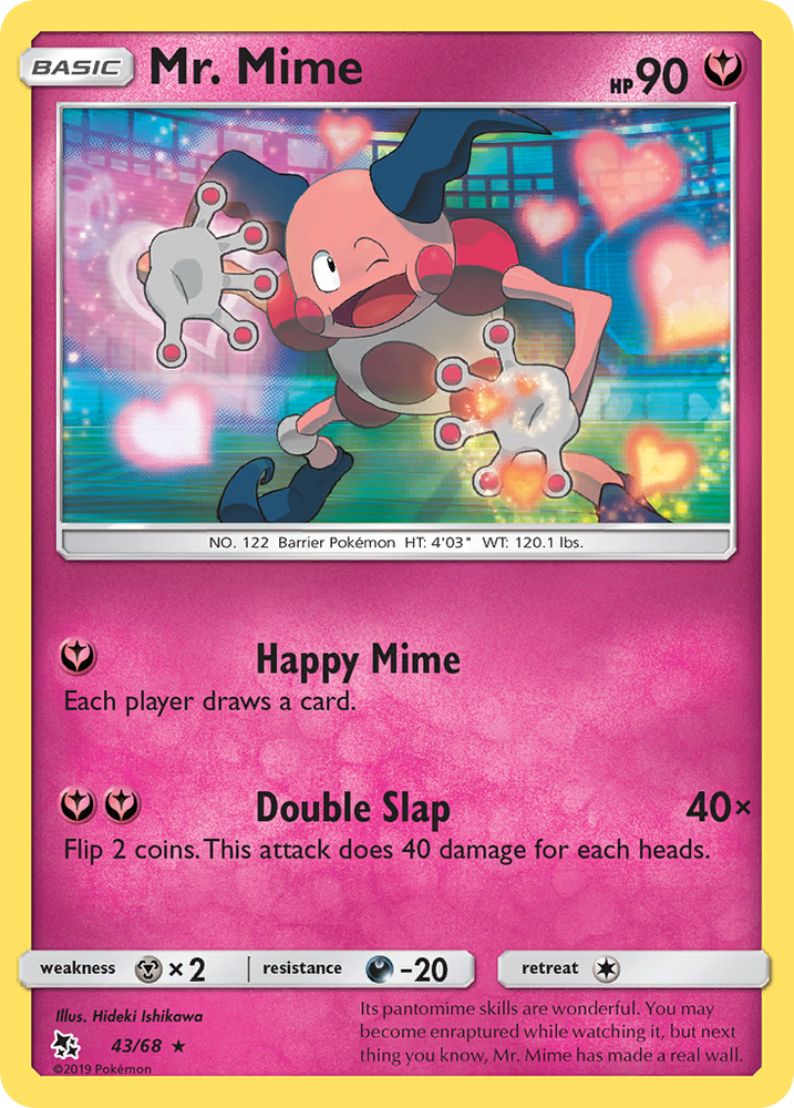 Pokemon | Mr. Mime (43/68) [Sun & Moon: Hidden Fates] | The Nerd Merchant