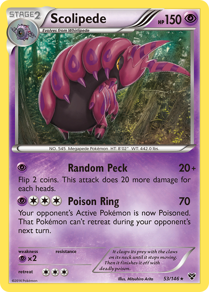 Pokemon | Scolipede (53/146) [XY: Base Set] | The Nerd Merchant