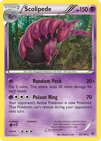 Pokemon | Scolipede (53/146) [XY: Base Set] | The Nerd Merchant