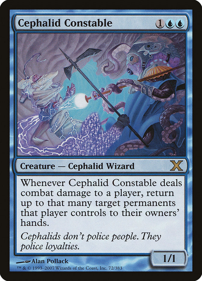 Magic | Cephalid Constable [Tenth Edition] | The Nerd Merchant