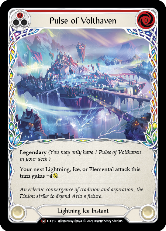 Flesh and Blood TCG | Pulse of Volthaven [U-ELE112] (Tales of Aria Unlimited)  Unlimited Rainbow Foil | The Nerd Merchant