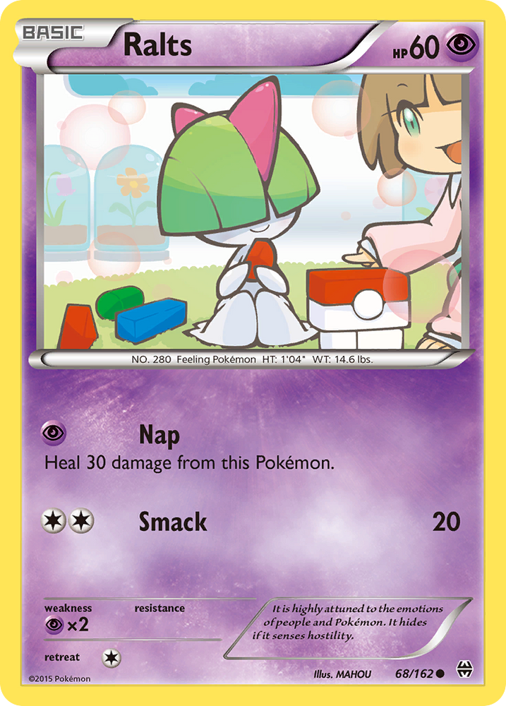 Pokemon | Ralts (68/162) [XY: BREAKthrough] | The Nerd Merchant