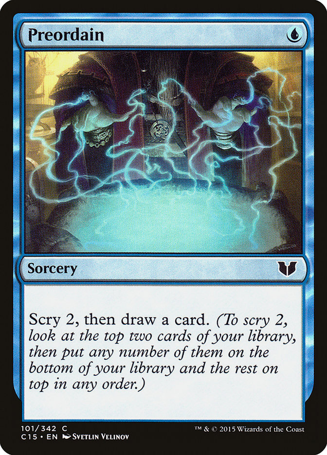 Magic | Preordain [Commander 2015] | The Nerd Merchant