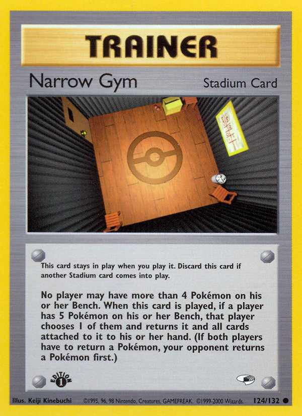 Pokemon | Narrow Gym (124/132) [Gym Heroes 1st Edition] | The Nerd Mechant