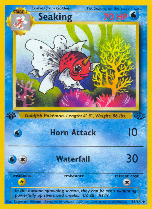 Pokemon | Seaking (46/64) [Jungle 1st Edition] | The Nerd Merchant