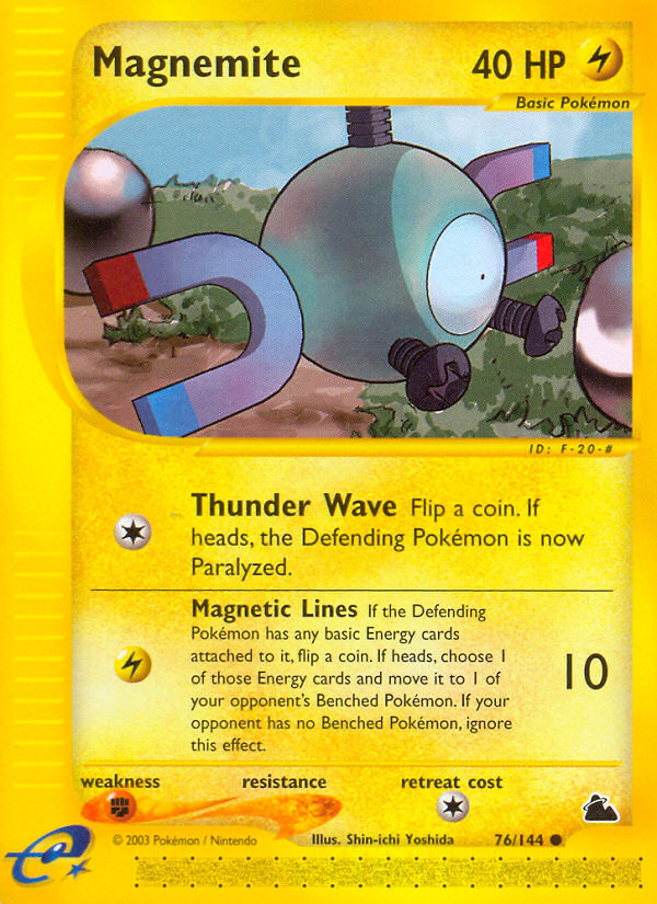 Pokemon | Magnemite (76/144) [Skyridge] | The Nerd Merchant
