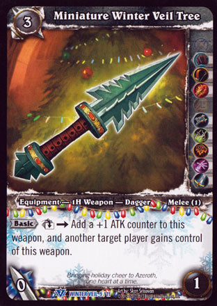 World of Warcraft TCG | Miniature Winter Veil Tree - Winter Veil 9/11 | The Nerd Merchant