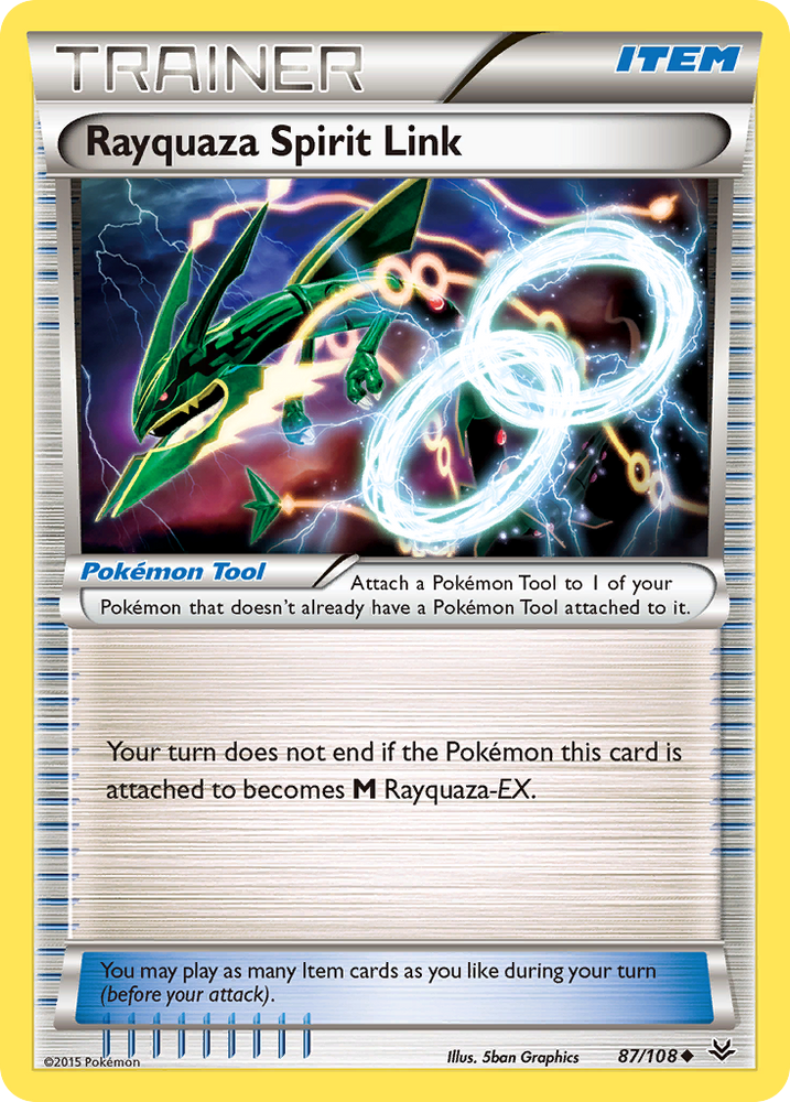 Pokemon | Rayquaza Spirit Link (87/108) [XY: Roaring Skies] | The Nerd Merchant