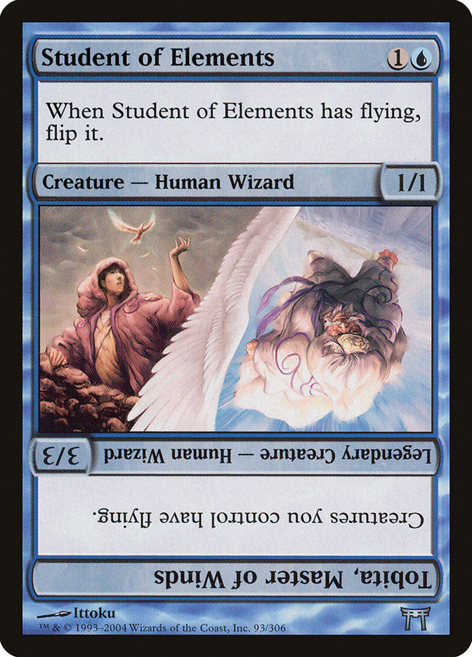 Magic | Student of Elements // Tobita, Master of Winds [Champions of Kamigawa] | The Nerd Merchant