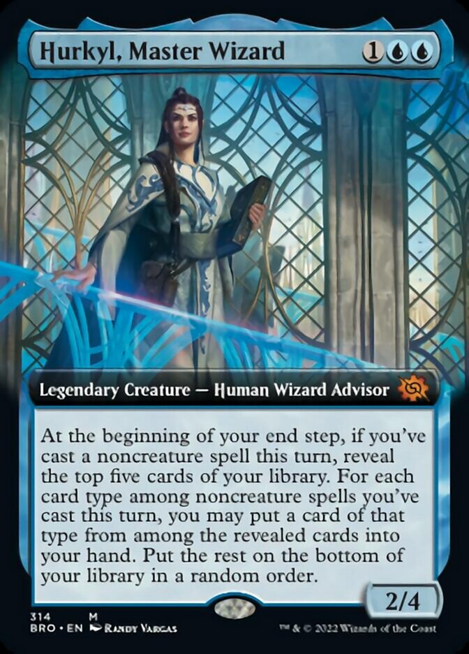 Magic | Hurkyl, Master Wizard (Extended Art) [The Brothers' War] | The Nerd Merchant