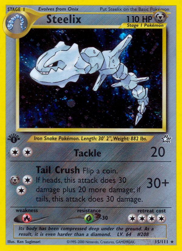Pokemon | Steelix (15/111) [Neo Genesis 1st Edition] | The Nerd Merchant