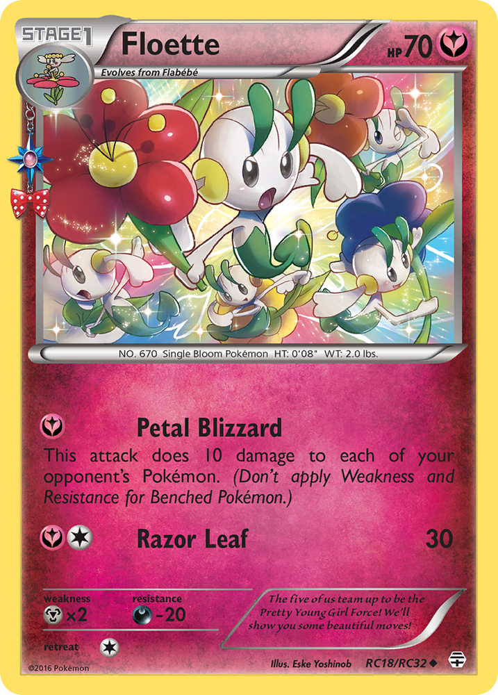 Pokemon | Floette (RC18/RC32) [XY: Generations] | The Nerd Merchant