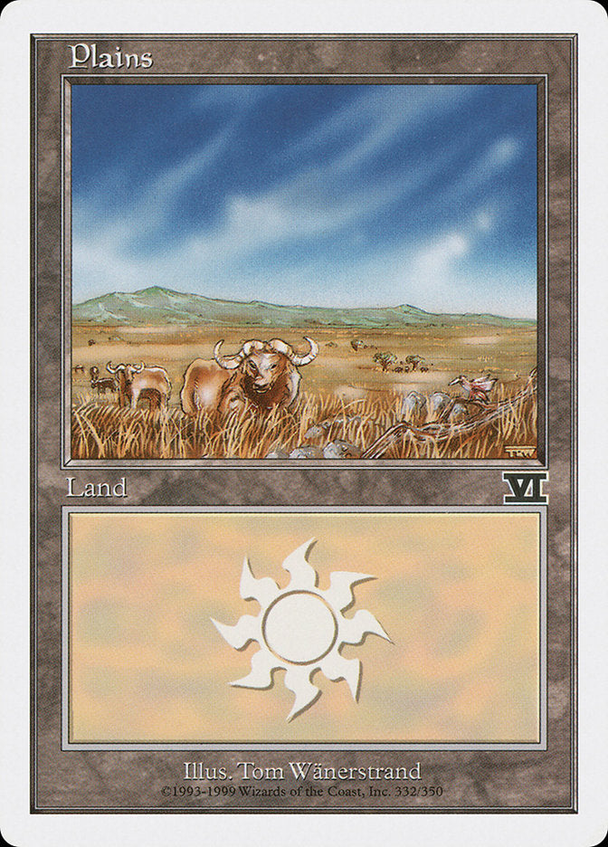 Magic | Plains (332) [Classic Sixth Edition] | The Nerd Merchant
