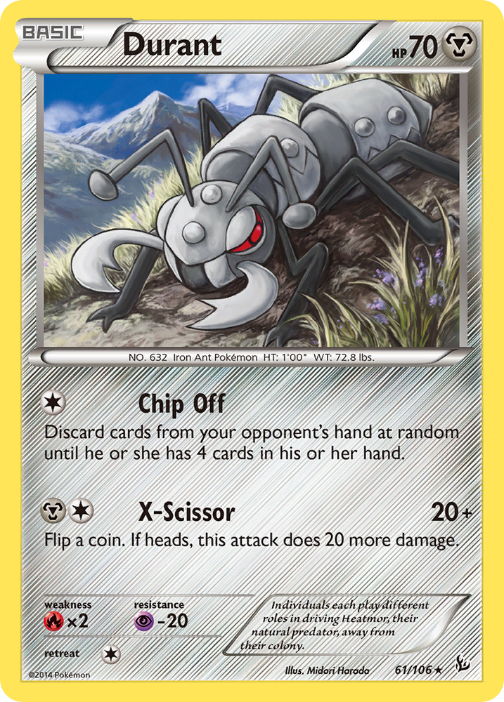 Pokemon | Durant (61/106) [XY: Flashfire] | The Nerd Merchant