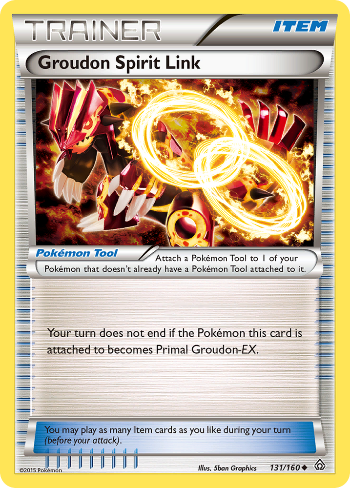 Pokemon | Groudon Spirit Link (131/160) [XY: Primal Clash] | The Nerd Merchant