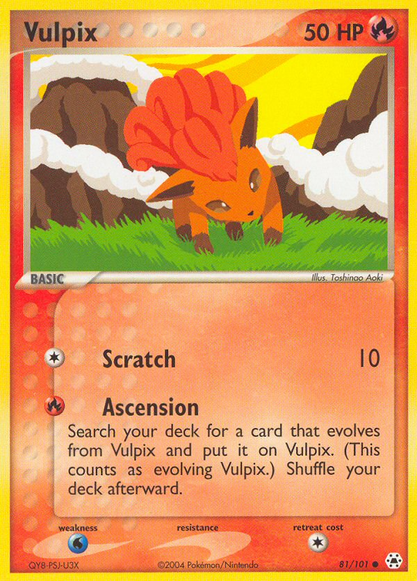 Pokemon | Vulpix (81/101) [EX: Hidden Legends] | The Nerd Merchant