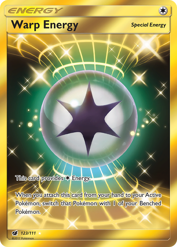 Pokemon | Warp Energy (123/111) [Sun & Moon: Crimson Invasion] | The Nerd Merchant