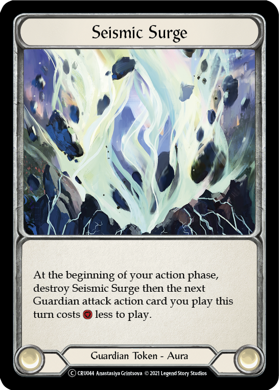 Flesh and Blood TCG | Seismic Surge [U-CRU044] (Crucible of War Unlimited)  Unlimited Rainbow Foil | The Nerd Merchant