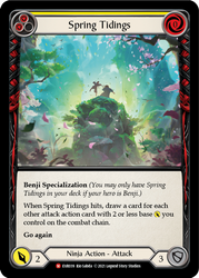 Flesh and Blood TCG | Spring Tidings [EVR039] (Everfest)  1st Edition Normal | The Nerd Merchant