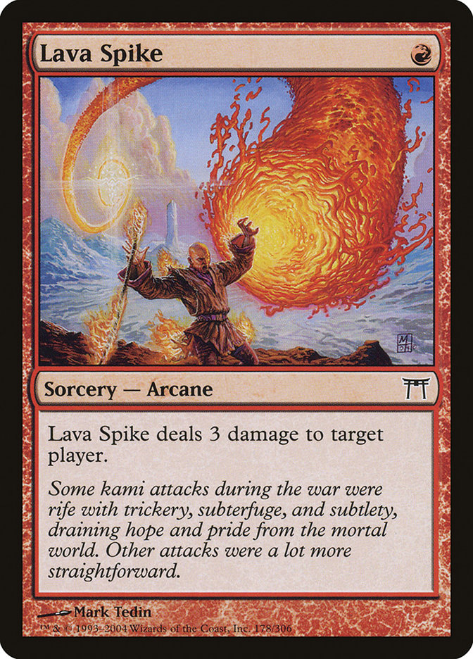 Magic | Lava Spike [Champions of Kamigawa] | The Nerd Merchant