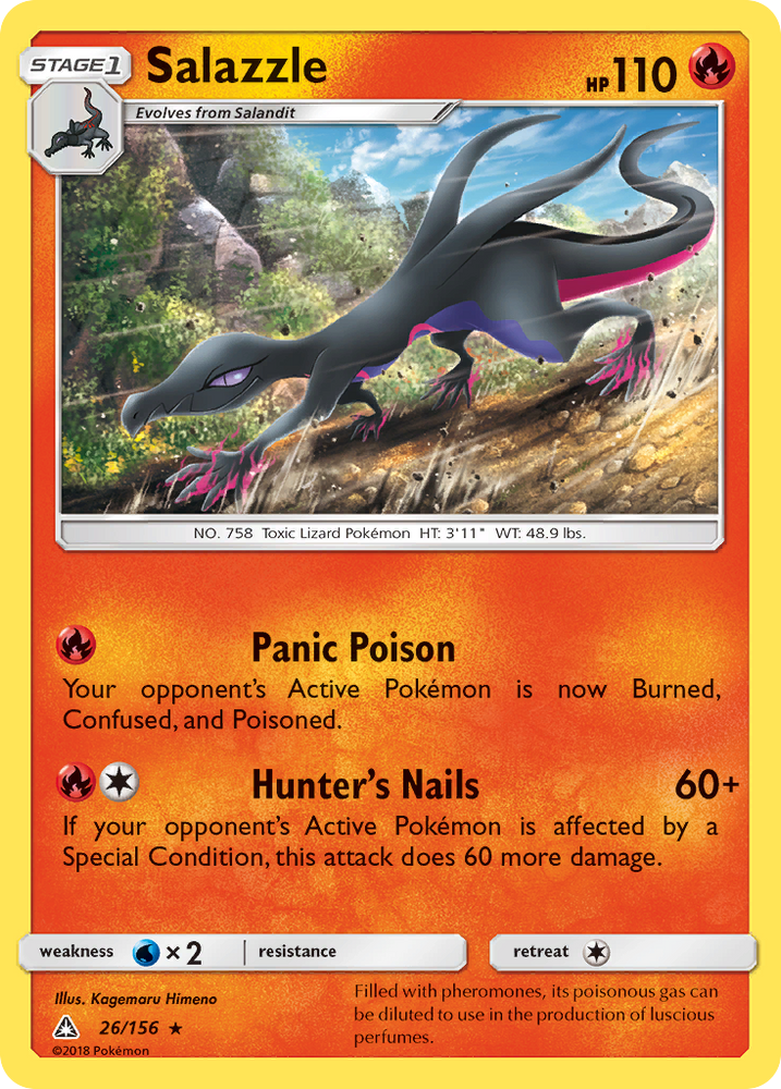 Pokemon | Salazzle (26/156) [Sun & Moon: Ultra Prism] | The Nerd Merchant