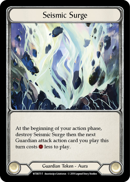 Flesh and Blood TCG | Seismic Surge [WTR075-T] (Welcome to Rathe)  Alpha Print Normal | The Nerd Merchant