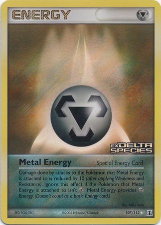 Pokemon | Metal Energy (107/113) (Stamped) [EX: Delta Species] | The Nerd Merchant