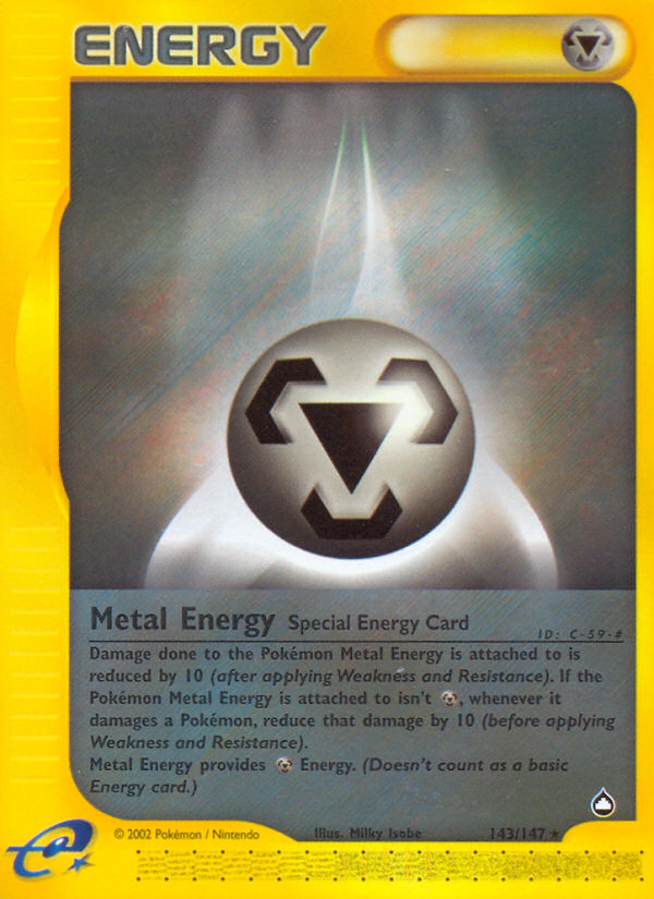 Pokemon | Metal Energy (143/147) [Aquapolis] | The Nerd Merchant