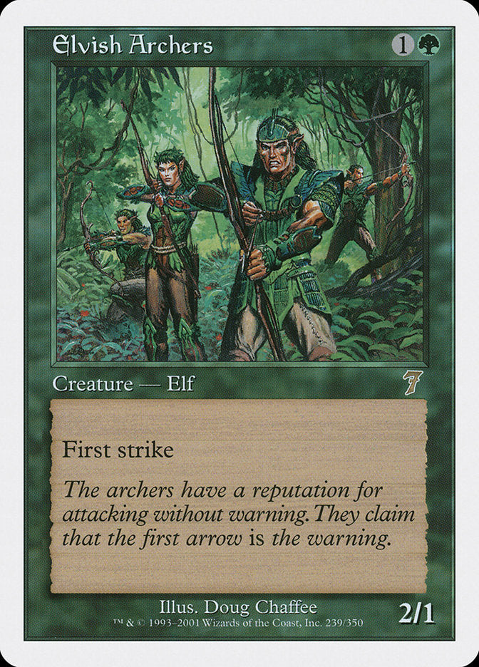 Magic | Elvish Archers [Seventh Edition] | The Nerd Merchant