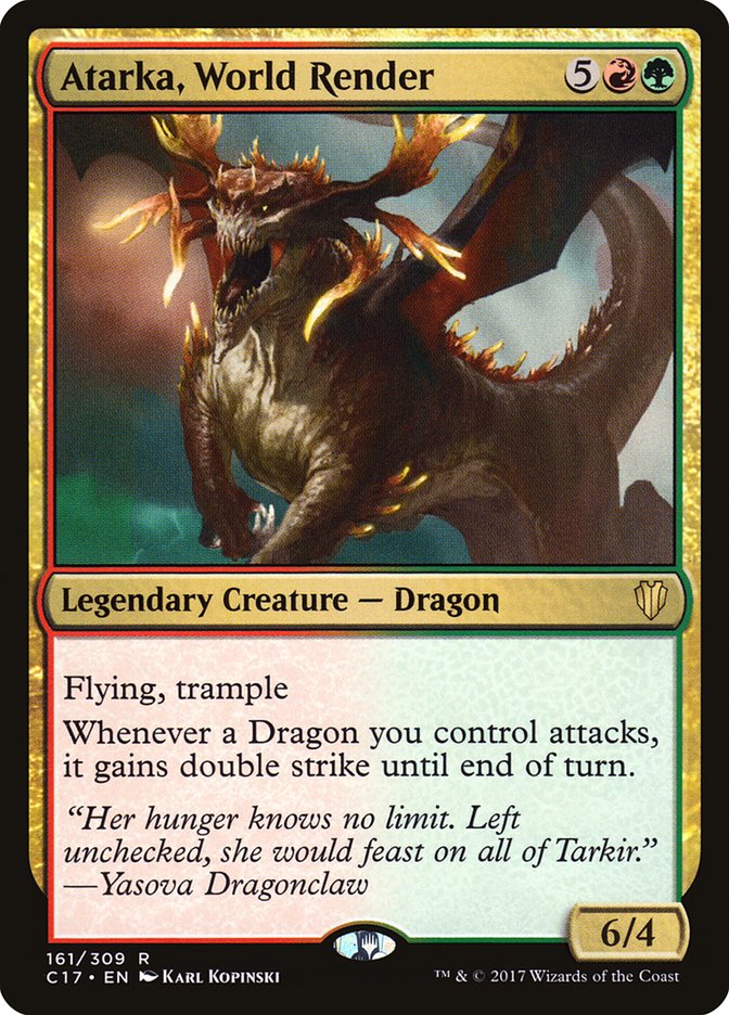 Magic | Atarka, World Render [Commander 2017] | The Nerd Merchant