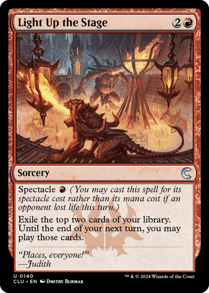 Magic | Light Up the Stage [Ravnica: Clue Edition] | The Nerd Merchant