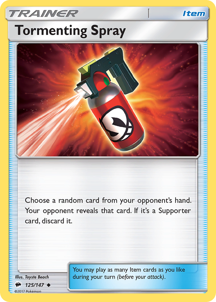 Pokemon | Tormenting Spray (125/147) [Sun & Moon: Burning Shadows] | The Nerd Merchant