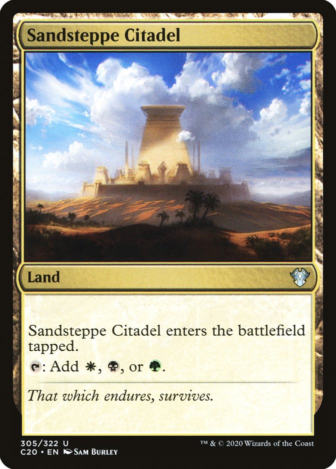 Magic | Sandsteppe Citadel [Commander 2020] | The Nerd Merchant