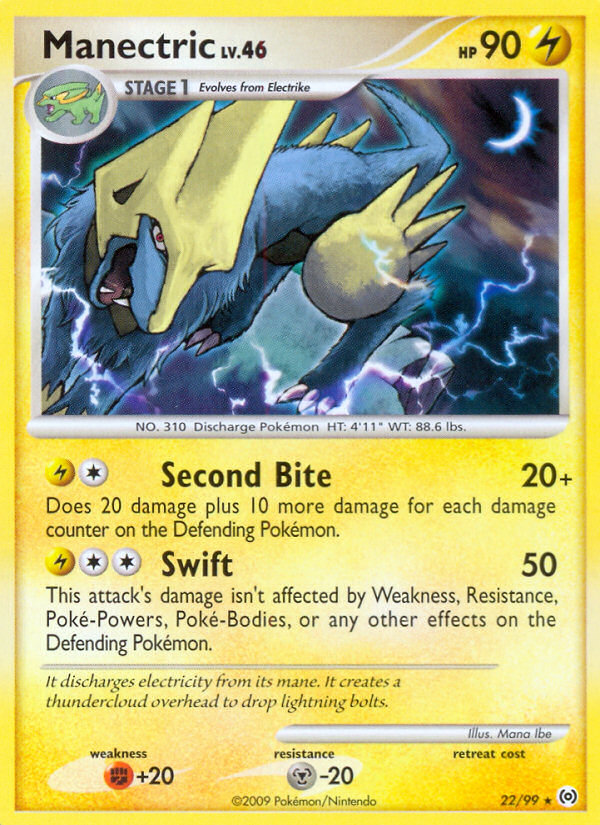 Pokemon | Manectric (22/99) [Platinum: Arceus] | The Nerd Merchant