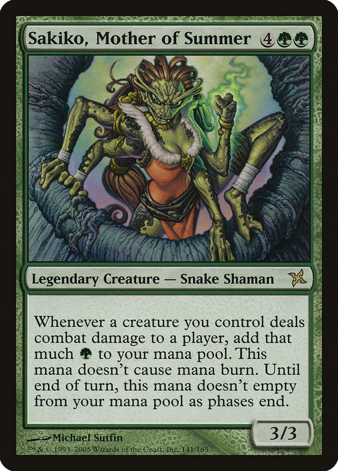 Magic | Sakiko, Mother of Summer [Betrayers of Kamigawa] | The Nerd Merchant