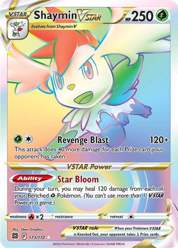 Pokemon | Shaymin VSTAR (173/172) [Sword & Shield: Brilliant Stars] | The Nerd Merchant