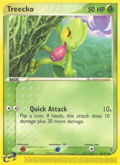 Pokemon | Treecko (80/97) [EX: Dragon] | The Nerd Merchant