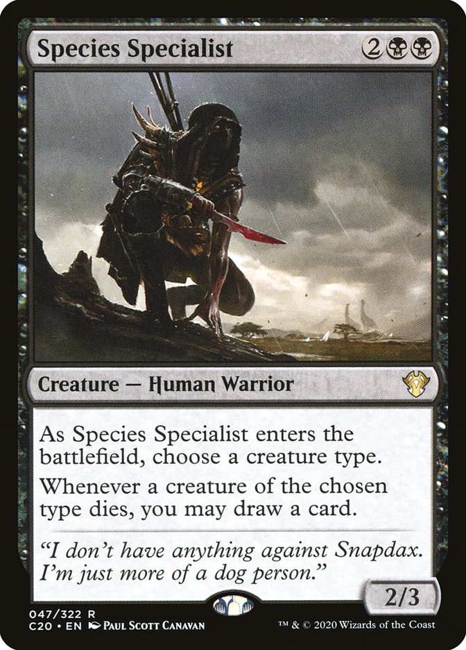 Magic | Species Specialist [Commander 2020] | The Nerd Merchant