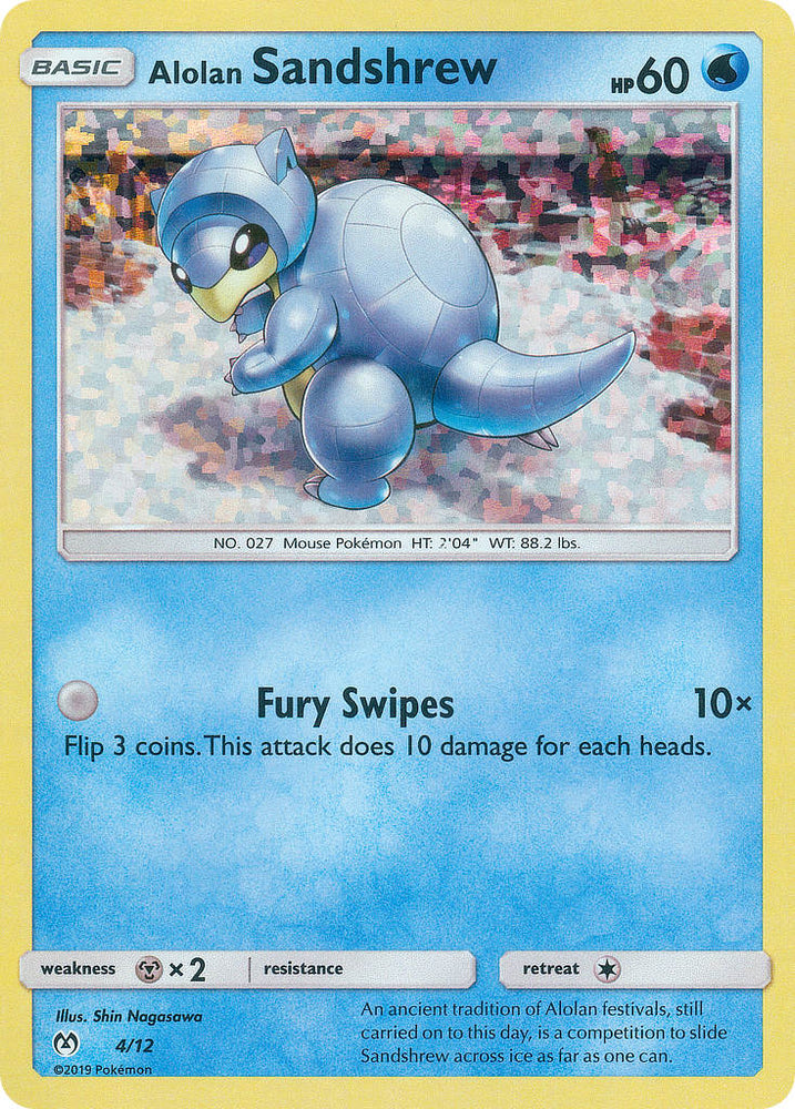Pokemon | Alolan Sandshrew (4/12) [McDonald's Promos: 2019 Collection] | The Nerd Merchant