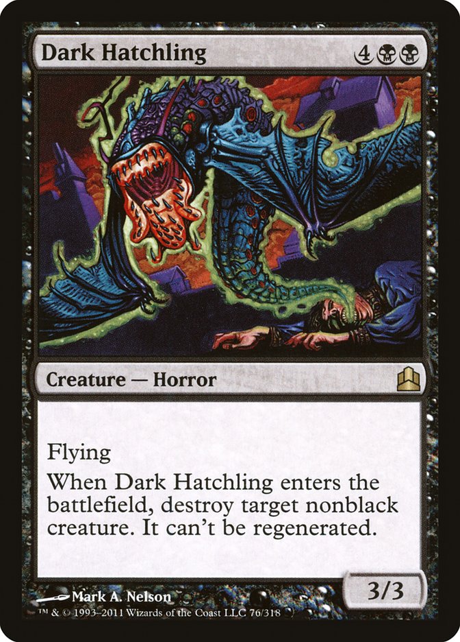 Magic | Dark Hatchling [Commander 2011] | The Nerd Merchant