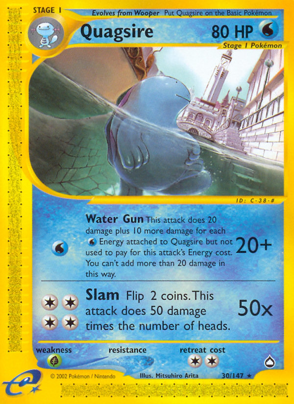 Pokemon | Quagsire (30/147) [Aquapolis] | The Nerd Merchant