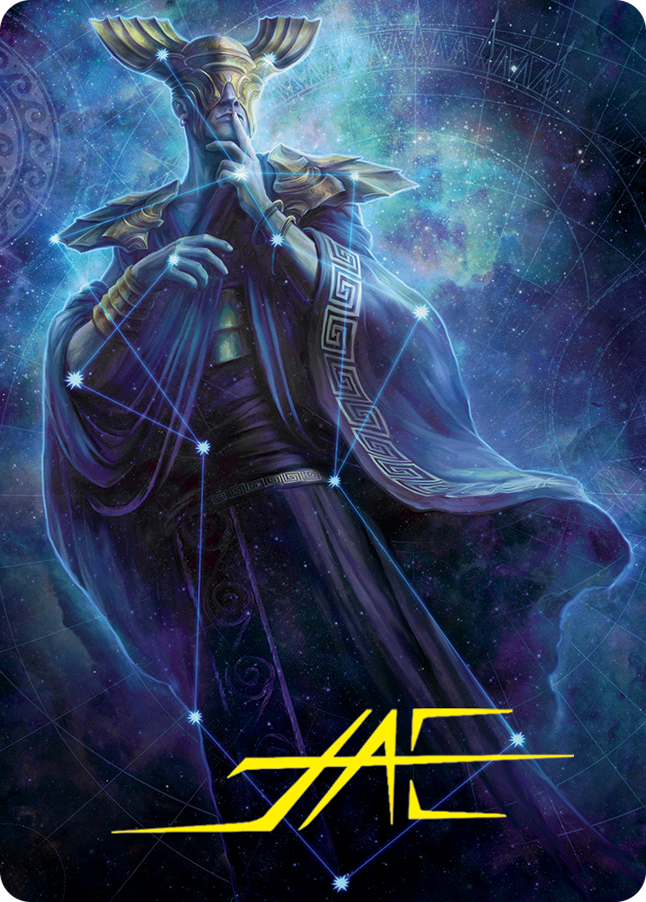 Magic | Atris, Oracle of Half-Truths Art Card (Gold-Stamped Signature) [March of the Machine Art Series] | The Nerd Merchant