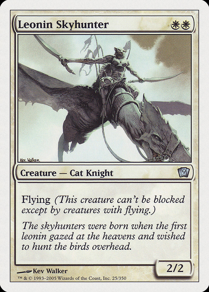Magic | Leonin Skyhunter [Ninth Edition] | The Nerd Merchant